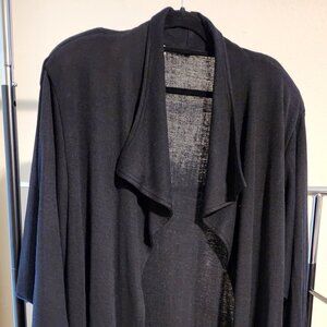 IONA Black Long Sleeve Duster